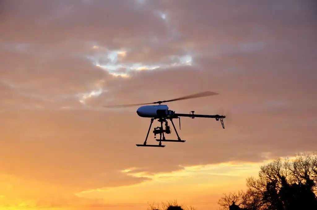 Image représentant le drone Lynx E en vol.